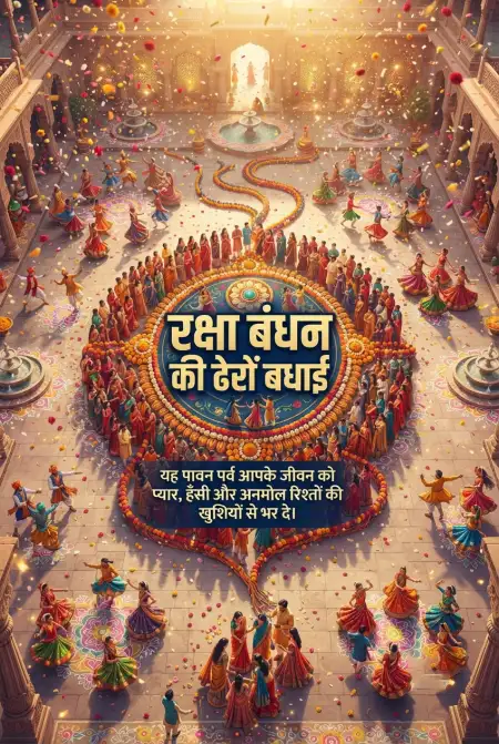 Free Raksha Bandhan Ke Pawan Parv Ki Shubhkamnaye Image Download