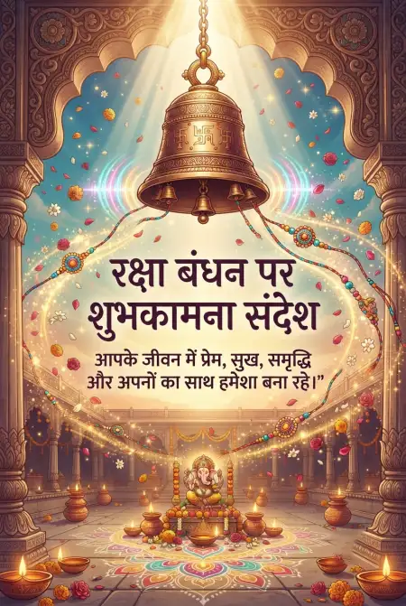 Free Raksha Bandhan Ki Anant Shubhkamnaye In Hindi Image Download