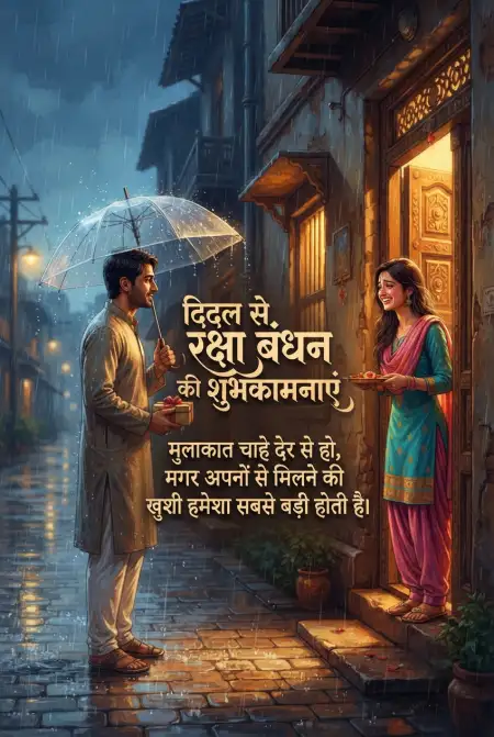 Free Raksha Bandhan Ki Romantic Nahi Emotional Wishes Image Download