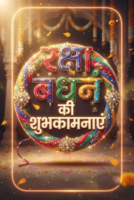 Free Raksha Bandhan Ki Shubhkamnaye With Emoji Image Download