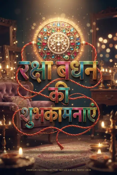 Free Raksha Bandhan Par Hindi Caption For Instagram Image Download