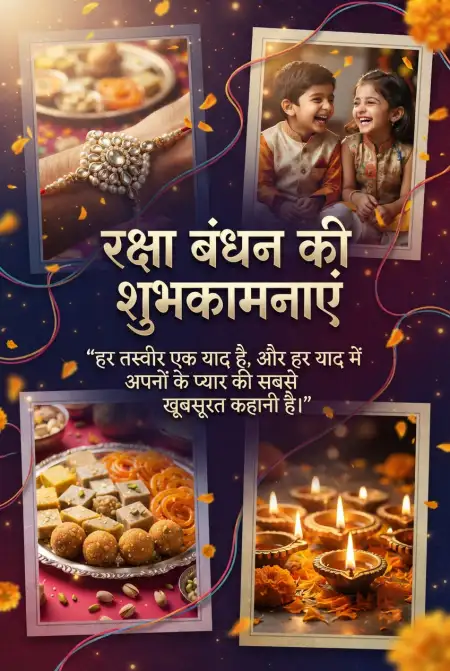 Free Raksha Bandhan Special Wishes In Hindi Image Download