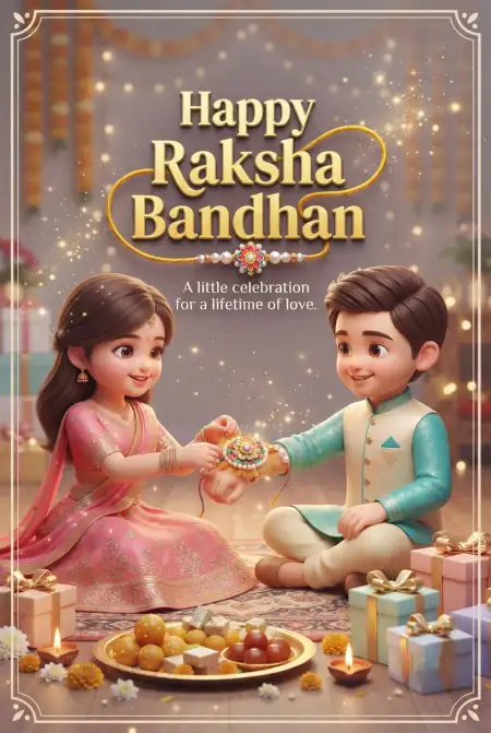 Raksha Bandhan Wishes For Younger Sister 2026 - Free Happy Raksha Bandhan Wishes 2026 Download