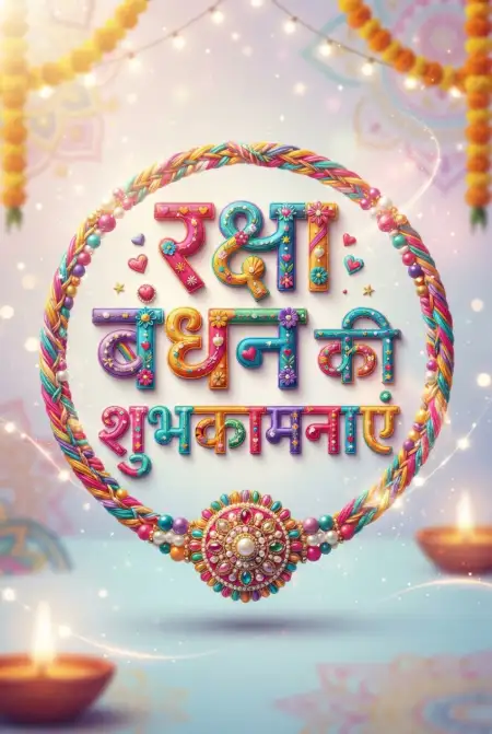 Free Raksha Bandhan Wishes In Hindi And English Image Download