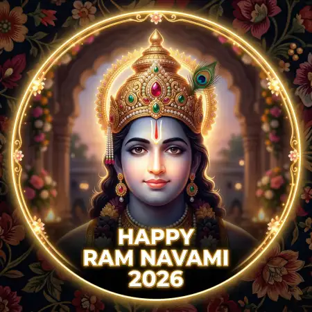 Free Ram Navami 2026 Festival Banner Images With Lord Rama Image Download