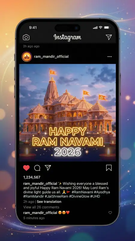 Free Ram Navami 2026 Instagram Story Images Lord Rama Hd Image Download