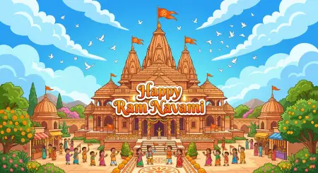 Ram Navami 2026 Wishes For Branding Posts - Free Ram Navami Wishes 2026 Download