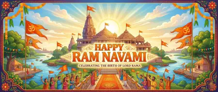 Ram Navami Whatsapp Greeting Card Ideas - Free Happy Ram Navami Wishes For Whatsapp Download
