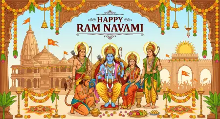 Ram Navami Whatsapp Images With Quotes - Free Happy Ram Navami Wishes For Whatsapp Download