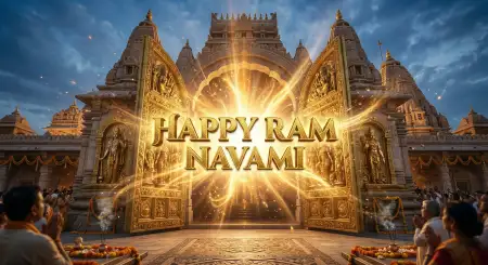 Ram Navami Whatsapp Status With Bhakti Theme - Free Happy Ram Navami Wishes For Whatsapp Download