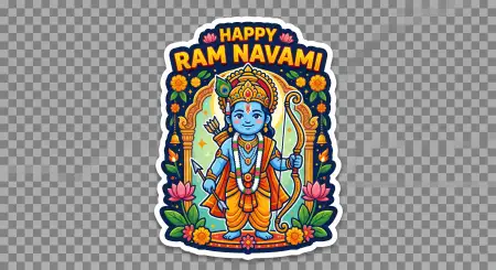 Ram Navami Whatsapp Stickers Images Free - Free Happy Ram Navami Wishes For Whatsapp Download
