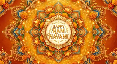 Ram Navami Wishes 2026 Creative Design Text - Free Ram Navami Wishes 2026 Download