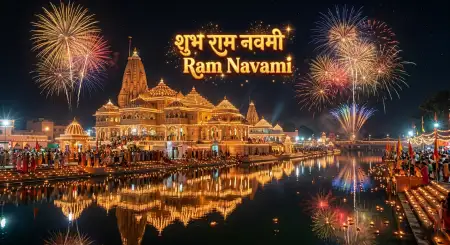 Ram Navami Wishes 2026 In Hindi Font Style - Free Ram Navami Wishes 2026 Download
