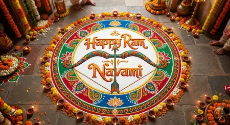 Ram Navami Wishes 2026 Traditional Design - Free Ram Navami Wishes 2026 Download