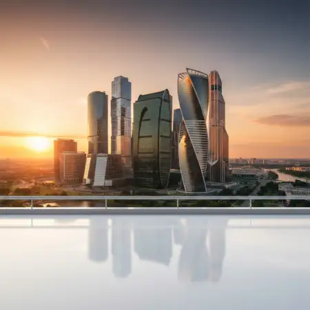 Real Estate Marketing Background With City Skyline - Free Real Estate Marketing Background Download