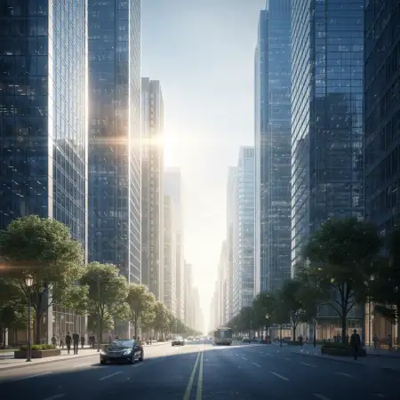 Real Estate Marketing Background With Light Rays - Free Real Estate Marketing Background Download