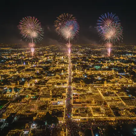 Realistic Diwali Background In Hdr Lighting - Free Light Background Download