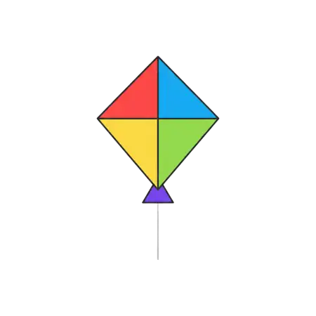 Realistic Flying Kite Png Transparent - Free Kite Png Download