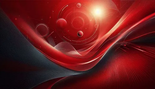 red background images with 3d visual effects