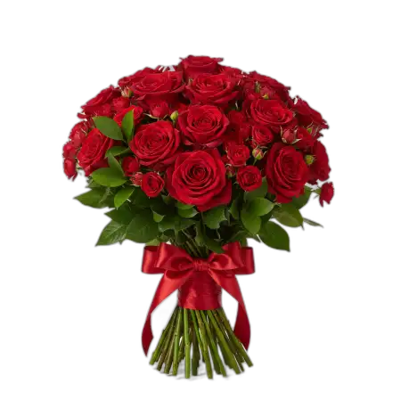 Red Rose Bouquet Png Hd - Free Rose Bouquet Png Download