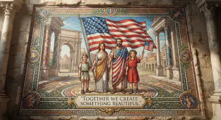 Red White Blue Parents Day Artwork - Free American Parents Day 2026 Download