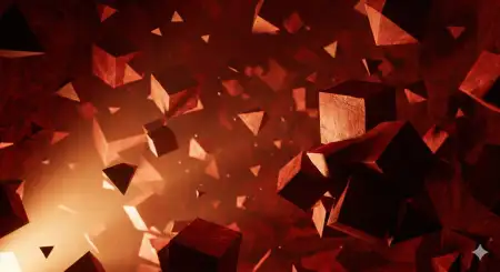 red youtube thumbnail background with 3d effect