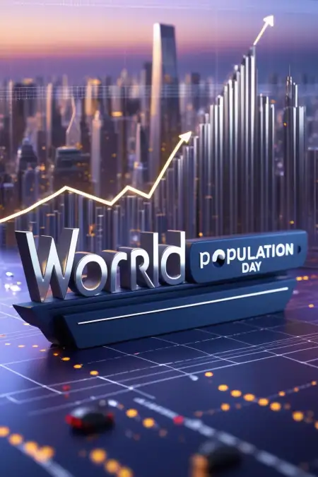 Reel Thumbnail For World Population Day - Free World Population Day Download