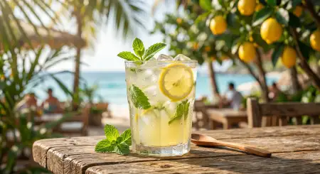 Refreshing Lemon Juice Wallpaper Background - Free Lemon Juice Background Download