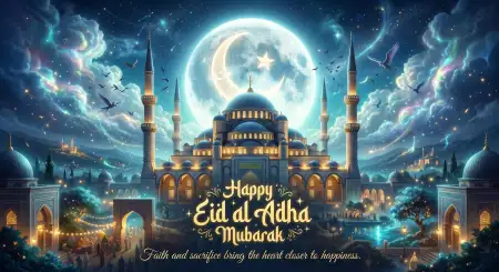 Religious Happy Eid Al Adha Mubarak Quotes - Free Happy Eid Al Adha With Quotes Download