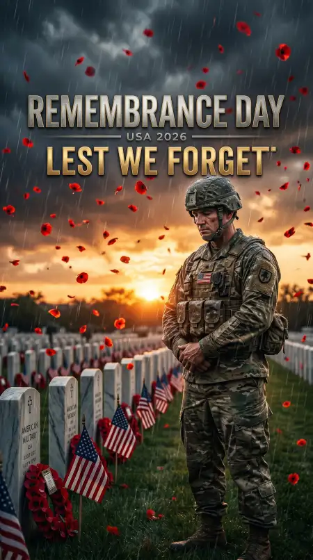 Remembrance Day Usa 2026 Military Respect Graphics - Free Remembrance Day Usa 2026 Download