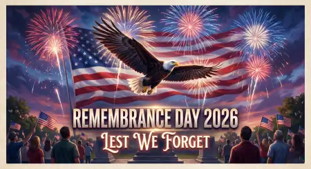 Remembrance Day Usa 2026 Patriotic Event Banner - Free Remembrance Day Usa 2026 Download