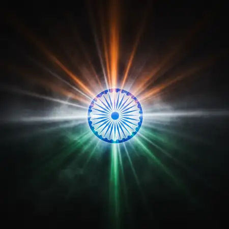 Free Republic Day Background With Ashoka Chakra Background Download