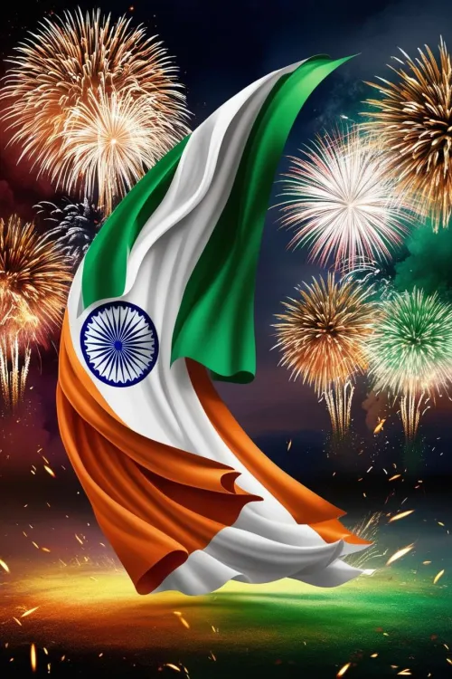 republic day background with geometric designs