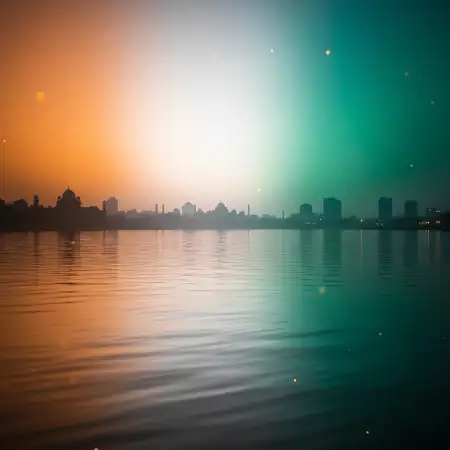 Republic Day Patriotic Background With Indian Skyline - Free Indian Republic Day Download