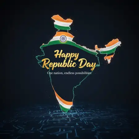 Republic Day Wishes Background Text 2 - Free Republic Day Wishes Download