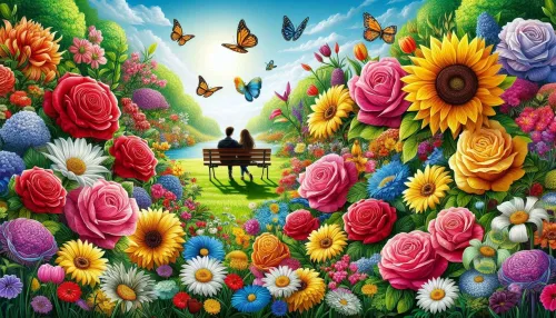 romantic beautiful flower background desktop