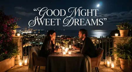 Free Romantic Good Night Sweet Dreams Message Image Download