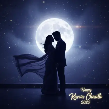 Romantic Happy Karva Chauth 2025 Wishes For Husband - Free Happy Karva Chauth Download