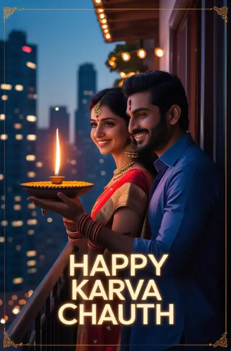 Free Romantic Karva Chauth Couple Wallpaper 4k Ultra Hd PNG Image Download