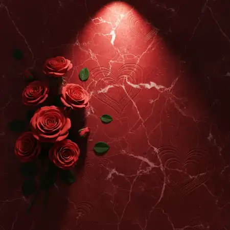 Romantic Rose Petals Valentines Day Background - Free Happy Valentines Day Background Hd Download