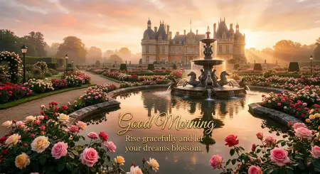 romantic roses good morning wallpaper 2