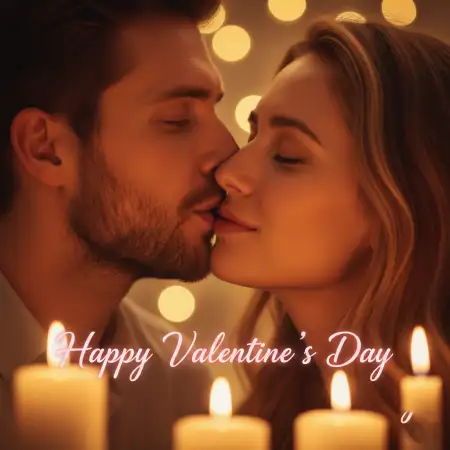 Free Romantic Valentines Day Candle Romance Background Background Download