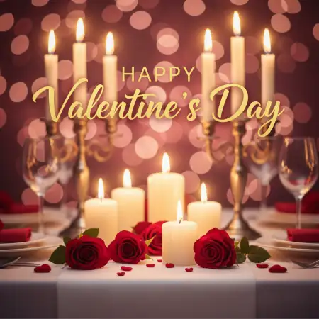 Free Romantic Valentines Day Dinner Images Background Download
