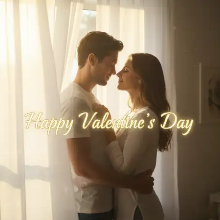 Free Romantic Valentines Day Realistic Couple Images Background Download
