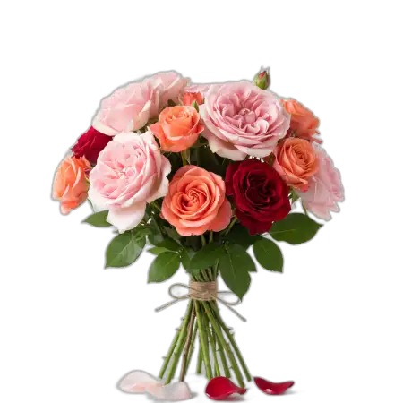 Rose Bouquet Png Aesthetic Flower - Free Rose Bouquet Png Download