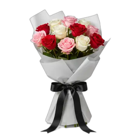 Rose Bouquet Png Flower Gift - Free Rose Bouquet Png Download