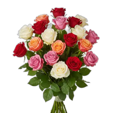 Rose Bouquet Png For Anniversary - Free Rose Bouquet Png Download