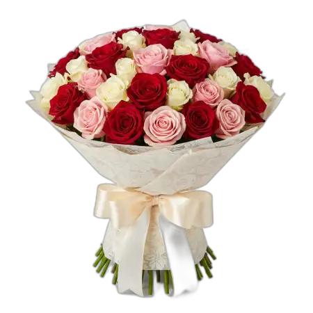 Rose Bouquet Png For Couple - Free Rose Bouquet Png Download