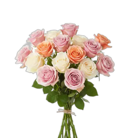 Rose Bouquet Png Soft Lighting - Free Rose Bouquet Png Download