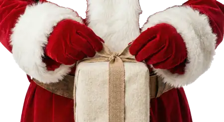 Santa Claus With Luxury Gifts Png - Free Santa Claus With Gifts Png Download